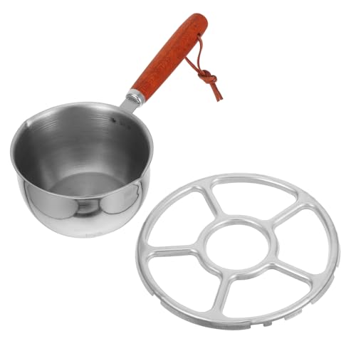 Homoyoyo Ölpfanne Schokoladenmilchbutter Schokoladentöpfe Stielkasserolle Mit Ausgießer Kleine Töpfe Zum Kochen Mini Milchwärmertopf Kleine Stielkasserolle Babynahrungs von Homoyoyo