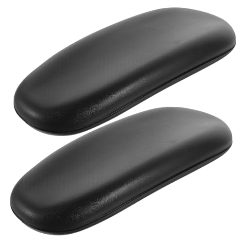 Homoyoyo Office Chair Armrest Replacement Pads Set mit Schrauben Ergonomische Armlehnenkissen für Bürostuhl und Gamingstuhl Einfache Montage Dehnbar Komfortabel und Stützend von Homoyoyo