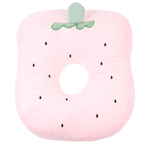 Homoyoyo Ohr Kissen Mit Loch Reise Gesicht Seitlich Schlafendes Ohrkissen Schlaf SüßEs Ohr Donut- FüR Ohr Ohrenschutz Student ZäHnung 33Cmx24cmx12Cm von Homoyoyo