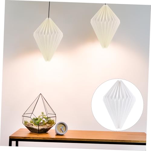 Homoyoyo Origami Lampenschirm Faltbar Kreativer Lampenschirm Deckenlampen Abdeckung für Wohnzimmer Esszimmer Hotel Langlebig Einfache Montage Homoyoyo Origami Lampenschirm Faltbar Kreativer Lampenschirm Deckenlampen Abdeckung für Wohnzimmer Esszimmer Hotel Langlebig Einfache Montage von Homoyoyo