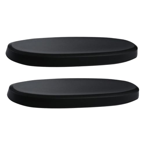 Homoyoyo PU Armlehnenpolster Form Ergonomisch Bequem Ersatz Armlehnen Bürostuhl Zubehör Passend für Gaming Racing Stühle Office Chair von Homoyoyo