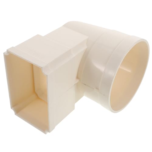 Homoyoyo PVC Regenwasserablaufrohr Eckstück für Villen Quadratischer Wasserablauf Langlebiger Downspout Einfache Montage Effektive Regenwasserkontrolle Vielseitiger Wasserablaufverlängerer von Homoyoyo
