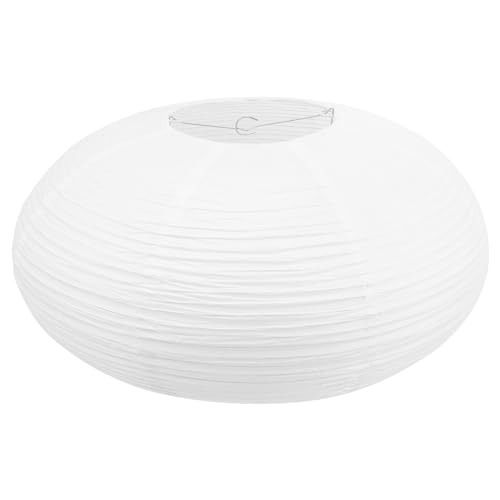 Homoyoyo Papierlaterne Runder Lampenschirm Aus Papier Faltbare Deckenlampenabdeckung Kronleuchter-Lampenschirm Im Japanischen Stil Für Stehleuchte Tischlampe von Homoyoyo