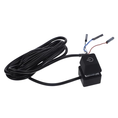 Homoyoyo Pc Power Button Mit Verlängerungskabel Externer Einschaltknopf Für Desktop-Computer Kabel Integrierte -anzeige Für Internetcafés Und Büros Einfache Installation Homoyoyo Pc Power Button Mit Verlängerungskabel Externer Einschaltknopf Für Desktop-Computer Kabel Integrierte -anzeige Für Internetcafés Und Büros Einfache Installation von Homoyoyo