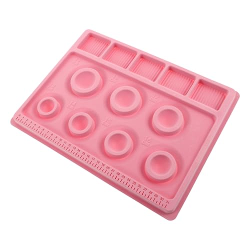 Homoyoyo Perlenbrett für Schmuckherstellung Flocked Designplatte für DIY und Armbänder Praktische Sortier und Organisierfunktion für Kreative Projekte von Homoyoyo