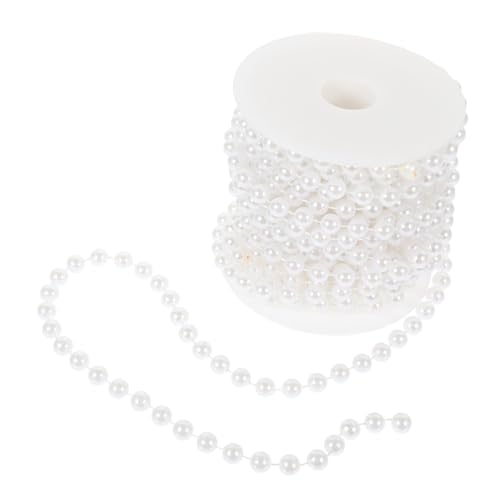 Homoyoyo Perlenvorhang Baumwollfaden Beaded Roll Rolle Weiße Perlenkette für Tür und Fensterdeko Material Vielseitig für Basteln Gardinen und Sträuße Homoyoyo Perlenvorhang Baumwollfaden Beaded Roll Rolle Weiße Perlenkette für Tür und Fensterdeko Material Vielseitig für Basteln Gardinen und Sträuße von Homoyoyo