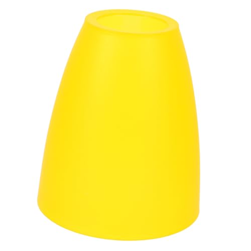 Homoyoyo Plastik Lampenschirm Modern Flach Design Einfach Installation Vielseitig Einsetzbar Für Wand Deckenleuchten Wohnzimmer Schlafzimmer Gelb Mittelloch von Homoyoyo