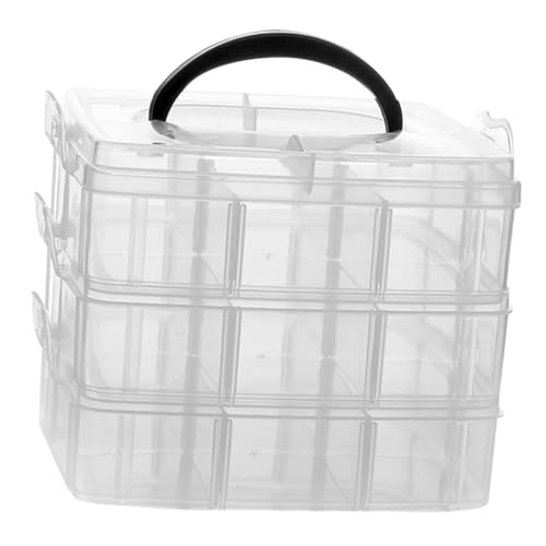 Homoyoyo Plastik Schmuckbox Transparent Fächern Tragbare Aufbewahrung für Haargummis Leichtes Kunststoff Organizer für Schmuck und Kleinteile Praktisch und Platzsparend Homoyoyo Plastik Schmuckbox Transparent Fächern Tragbare Aufbewahrung für Haargummis Leichtes Kunststoff Organizer für Schmuck und Kleinteile Praktisch und Platzsparend von Homoyoyo