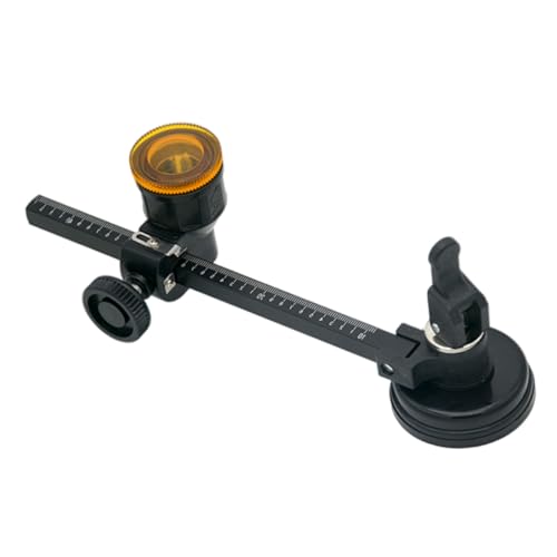 Homoyoyo Premium Glass Cutter mit Verstellbarem Aluminiumlegierungskörper Langlebiges Schneidewerkzeug für Dickes Fliesen Spiegel und Austauschbarer Schneidräder Schwarz von Homoyoyo