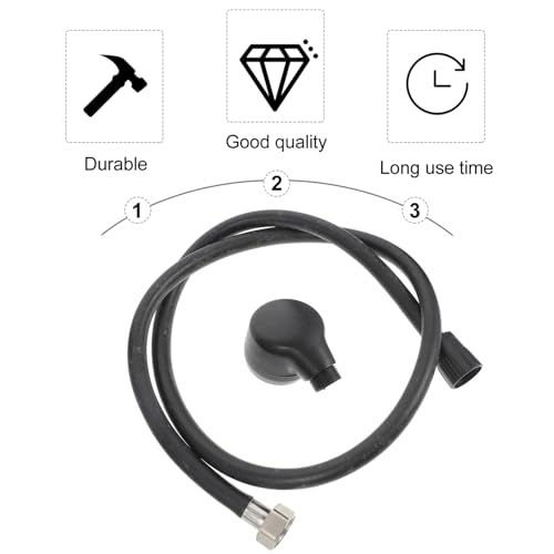 Homoyoyo Pressurisiertes Duschkopf Schlauch Hochdruck Sprühkopf für Friseursalon Shampoo Waschbecken Haustierwäsche Babybad Einfache Montage Spa Brausekopf von Homoyoyo