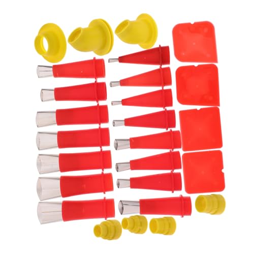 Homoyoyo Professionelles Edelstahl Dichtungsdüsen set mit Abnehmbarem Sockel Vielseitiges Caulk finishing werkzeug für Küche Bad Fenster und Fliesen Wiederverwendbar und Langlebig von Homoyoyo