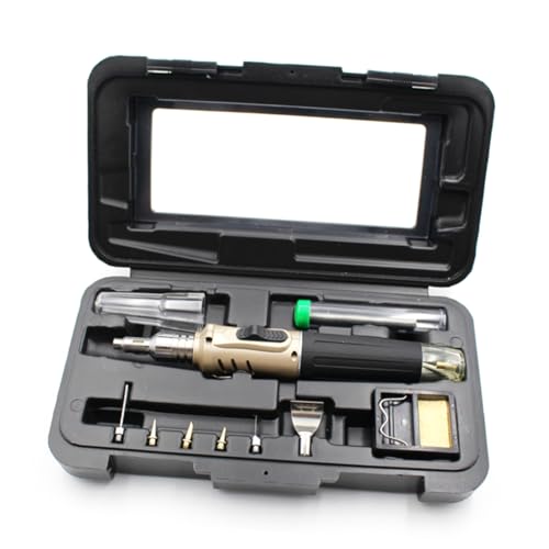 Homoyoyo Gaslötkolben Satz 10-in-1 Selbstzündend Kabellos 1300°c Flammentemperatur Für Schmuckreparatur Und Modellbau Inklusive Zubehör Homoyoyo Gaslötkolben Satz 10-in-1 Selbstzündend Kabellos 1300°c Flammentemperatur Für Schmuckreparatur Und Modellbau Inklusive Zubehör von Homoyoyo