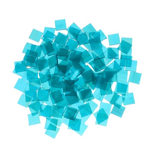 Homoyoyo Quadratische Glasmosaikfliesen Langlebig für DIY Mosaikkunst Bilderrahmen Kerzenhalter Wanddekoration Künstlerische Heimgestaltung Blau grün Homoyoyo Quadratische Glasmosaikfliesen Langlebig für DIY Mosaikkunst Bilderrahmen Kerzenhalter Wanddekoration Künstlerische Heimgestaltung Blau grün von Homoyoyo