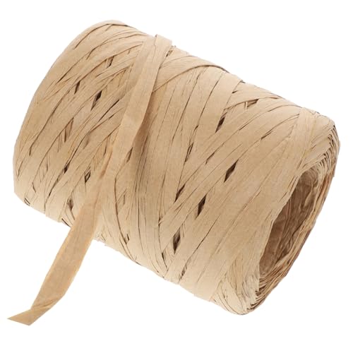 Homoyoyo Raffia Papierkordel Natürliche Geschenkband Schnur für DIY Verpackung Dekoration Basteln Party Hochzeiten Juteschnur Nachhaltig Robust von Homoyoyo