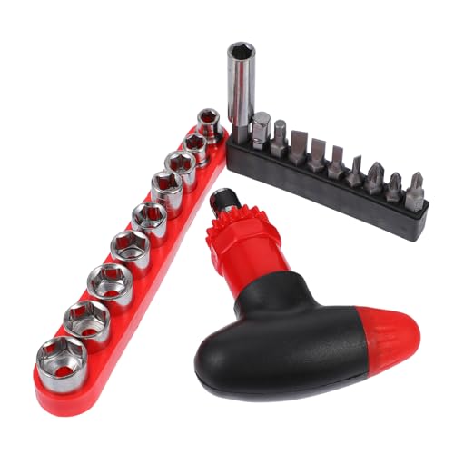 Homoyoyo Ratschen schraubendreher Set mit T griff aus Hochwertigem Chrom vanadium stahl Ergonomischer Griff Kompakt und Langlebig für Elektronik Haushalt und Möbelreparaturen Homoyoyo Ratschen schraubendreher Set mit T griff aus Hochwertigem Chrom vanadium stahl Ergonomischer Griff Kompakt und Langlebig für Elektronik Haushalt und Möbelreparaturen von Homoyoyo