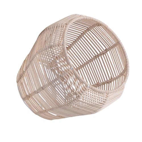 Homoyoyo Rattan Lampenschirm aus Robustem Eisen und Geflochtenem Naturmaterial Einzigartiger Pendelleuchtenschirm für Bar Restaurant Ø Geeignet für Fassungen Rustikal und Langlebig Homoyoyo Rattan Lampenschirm aus Robustem Eisen und Geflochtenem Naturmaterial Einzigartiger Pendelleuchtenschirm für Bar Restaurant Ø Geeignet für Fassungen Rustikal und Langlebig von Homoyoyo