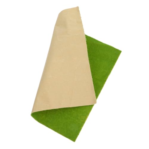 Homoyoyo Realistischer Modellrasenteppich Weiche Langlebige Künstliche Grasmatte für DIY Modellbau Architektur und Garten Dekoration Hellgrün von Homoyoyo