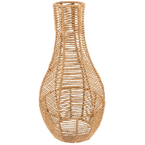 Homoyoyo Retro Deckenlampe Vintage Lampenschirm aus Seil und Eisen Stabiles Hängendes Licht Warmes Lichtschutz Einfache Installation für Küche Esszimmer Bar Schlafzimmer Geeignet von Homoyoyo