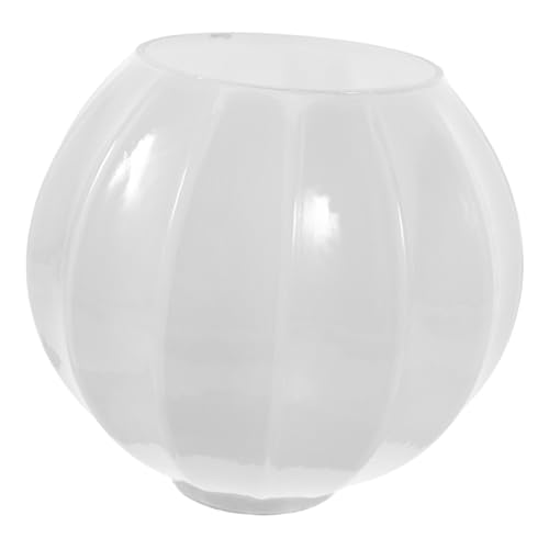 Homoyoyo Retro Lampenschirm Weiß für Pendelleuchte Einfache Montage Blendfrei Moderne Deckenleuchte Wohnzimmer Stilvolle Lichtabdeckung für Angenehme Beleuchtung von Homoyoyo