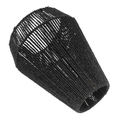 Homoyoyo Retro Stil Lampenschirm für Deckenleuchte Geflochtene Kreative Lampenabdeckung Rustikal und Elegant für Wohnzimmer Schlafzimmer und Restaurant Einfache Montage und Warme von Homoyoyo