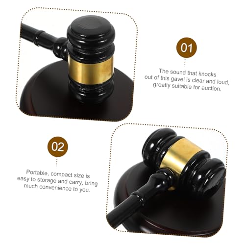 Homoyoyo Richterhammer aus Holz mit Sockel Klarer Klang Praktischer Auktionshammer für Gerichte Auktionen und Richtertreffen Langlebig Fein Verarbeitet Angenehmes Griffgefühl Homoyoyo Richterhammer aus Holz mit Sockel Klarer Klang Praktischer Auktionshammer für Gerichte Auktionen und Richtertreffen Langlebig Fein Verarbeitet Angenehmes Griffgefühl von Homoyoyo