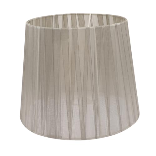 Homoyoyo Romantischer Lampenschirm Grauem Chiffon Kleiner Moderner Lampenschirm Staubschützende Schreibtischlampe Abdeckung Langlebiger Innenlichtschutz Kompakt und Elegant für Zuhause von Homoyoyo