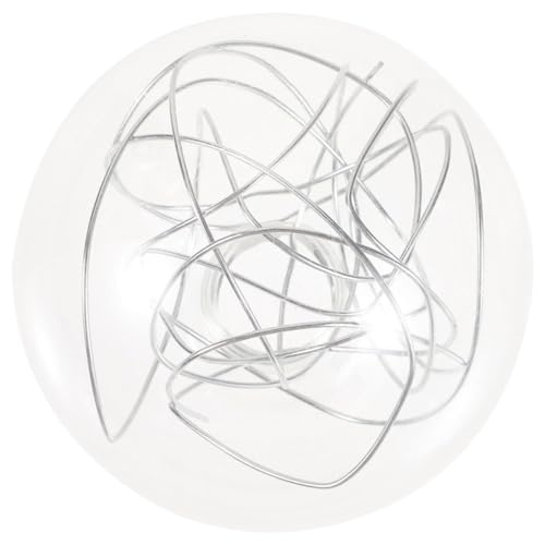 Homoyoyo Runder Lampenschirm mit Aluminiumdraht Durchmesser Fassung Kleine Pendelleuchte Ersatz Glaskugel Transparenter Lampenschirm für Wohnzimmer Schlafzimmer Büro Homoyoyo Runder Lampenschirm mit Aluminiumdraht Durchmesser Fassung Kleine Pendelleuchte Ersatz Glaskugel Transparenter Lampenschirm für Wohnzimmer Schlafzimmer Büro von Homoyoyo