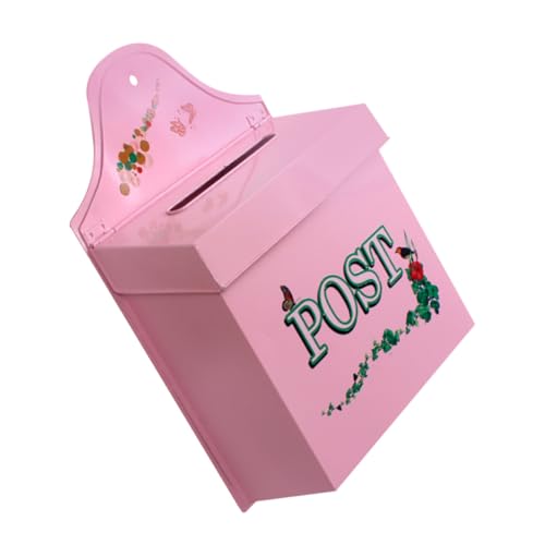 Homoyoyo Rustikale Metall-wandbriefkasten Außenbereich Vintage Mailbox zum Aufhängen Einfache Montage Vielseitig als Briefkasten und Dekoration für Landhausstil Großer Stauraum für Briefe Homoyoyo Rustikale Metall-wandbriefkasten Außenbereich Vintage Mailbox zum Aufhängen Einfache Montage Vielseitig als Briefkasten und Dekoration für Landhausstil Großer Stauraum für Briefe von Homoyoyo