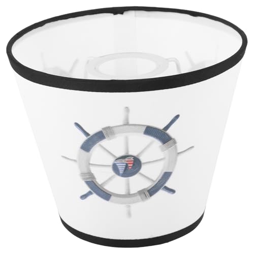 Homoyoyo Rustikaler Lampenschirm aus Stoff mit Steuerrad muster Moderner Lichtschutz für Tischlampe Weiches Warmes Licht Einfach zu Montieren für Schlafzimmer und Esszimmer Homoyoyo Rustikaler Lampenschirm aus Stoff mit Steuerrad muster Moderner Lichtschutz für Tischlampe Weiches Warmes Licht Einfach zu Montieren für Schlafzimmer und Esszimmer von Homoyoyo