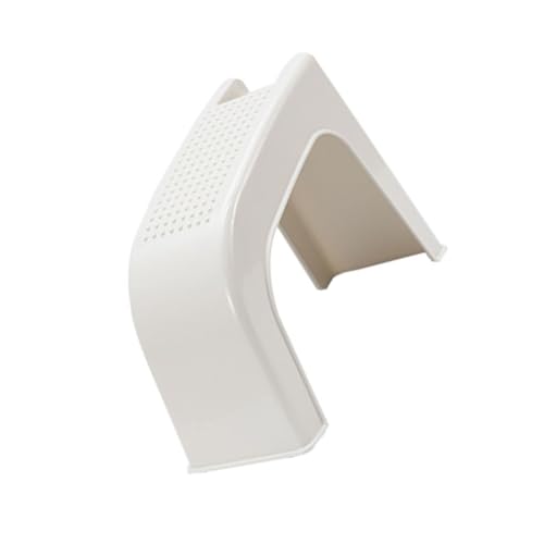 Homoyoyo Rutschfester Dusch Fußhocker Beige Stabiler Pediküre Fußstützenhocker für Dusche und Badezimmer Komfortabler Fußablagehocker für Beinrasur und Heimgebrauch von Homoyoyo