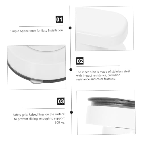 Homoyoyo Saugnapf griff Weiß Klein Kunststoff Stabiler Haltegriff Dusche Glas Tür Griff ohne Bohren Tragbar Korrosionsbeständig für Bad Fenster Schrank Homoyoyo Saugnapf griff Weiß Klein Kunststoff Stabiler Haltegriff Dusche Glas Tür Griff ohne Bohren Tragbar Korrosionsbeständig für Bad Fenster Schrank von Homoyoyo