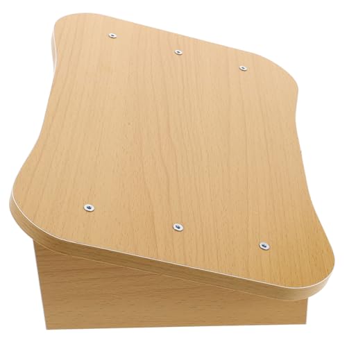Homoyoyo Schräger Holz Fußhocker mit Polster Ergonomische Fußstütze für Büro Beauty Salon und Wohnzimmer Natürlicher Holztritt zur Unterstützung der Sitzhaltung Vielseitig Einsetzbar Homoyoyo Schräger Holz Fußhocker mit Polster Ergonomische Fußstütze für Büro Beauty Salon und Wohnzimmer Natürlicher Holztritt zur Unterstützung der Sitzhaltung Vielseitig Einsetzbar von Homoyoyo