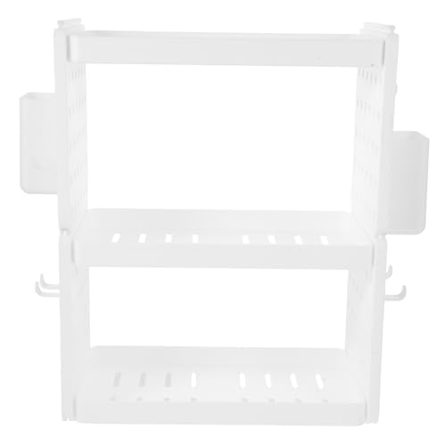 Homoyoyo Schreibtisch Organizer Weiß Desktop Book Holder Multifunktionaler Büro Bücherregal Zeitschriftenständer für Schreibtischaufbewahrung und Dokumentenablage von Homoyoyo
