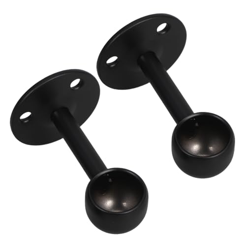 Homoyoyo Schwarz Flanschhalterung Rundkopf Hochfuß Halterung für Kleiderschrank und Vorhangstangen Robuste und Langlebige Lösung für Stabilen Halt Homoyoyo Schwarz Flanschhalterung Rundkopf Hochfuß Halterung für Kleiderschrank und Vorhangstangen Robuste und Langlebige Lösung für Stabilen Halt von Homoyoyo