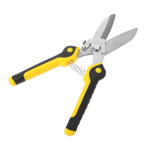 Homoyoyo Schwere Blechschere Gerader Schnitt mit Sicherheitsverriegelung Rostfrei Leichte Metall Schneideschere für Profis und DIY Ergonomischer Griff Zuverlässig bei Feuchten Bedingungen von Homoyoyo