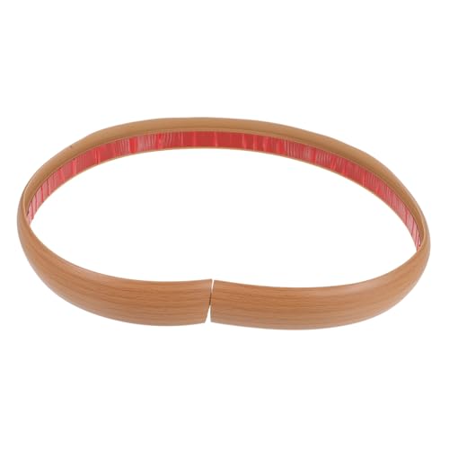 Homoyoyo Selbstklebende Bodenübergangsleiste PVC Bodenleiste für Teppich zu Fliese Übergang Flexible Abdeckleiste Fußboden Kantenleiste Parkett Verlegung Gelb eichenholz von Homoyoyo
