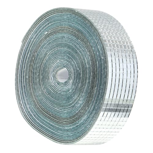 Homoyoyo Selbstklebende Mosaik spiegelfliesen Wasserdichtes Geruchlos Vorgefertigte Kleberückseite Moderne Wanddekoration für DIY Wohnraumgestaltung von Homoyoyo