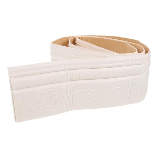 Homoyoyo Selbstklebende Schaumstoff Wandbordüre Weiß Wasserdichte Stoßfeste Fußleistenverkleidung Peel And Stick Wanddeko für Küche Bad Wohnzimmer und Büro Homoyoyo Selbstklebende Schaumstoff Wandbordüre Weiß Wasserdichte Stoßfeste Fußleistenverkleidung Peel And Stick Wanddeko für Küche Bad Wohnzimmer und Büro von Homoyoyo