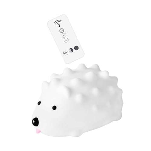 Homoyoyo Silikon Nachtlicht Igel LED Tischlampe USB Wiederaufladbar Süßes Design für Babyzimmer Leselampe Nachttischlampe für Schlafzimmer Augenschonend und Tragbar Homoyoyo Silikon Nachtlicht Igel LED Tischlampe USB Wiederaufladbar Süßes Design für Babyzimmer Leselampe Nachttischlampe für Schlafzimmer Augenschonend und Tragbar von Homoyoyo
