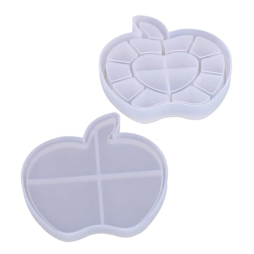 Homoyoyo Silikonform DIY Aufbewahrungsbox Apfelform mit Deckel Flexible Langlebige Silikonform für Glatte Nahtlose Aufbewahrungsbehälter Einfach zu Reinigen Entformen für Schmuck und Homoyoyo Silikonform DIY Aufbewahrungsbox Apfelform mit Deckel Flexible Langlebige Silikonform für Glatte Nahtlose Aufbewahrungsbehälter Einfach zu Reinigen Entformen für Schmuck und von Homoyoyo