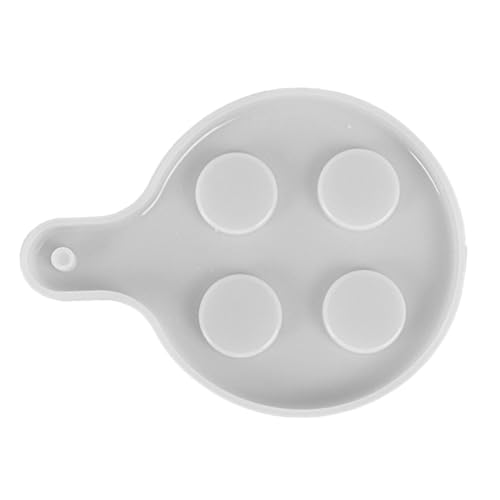 Homoyoyo Silikonform DIY Kristall Epoxidharz Tray Mold Flexible Transparent Wiederverwendbar Kreative Handwerksform für Getränkeuntersetzer Einfach zu Reinigen für Anfänger und Gießen von Homoyoyo