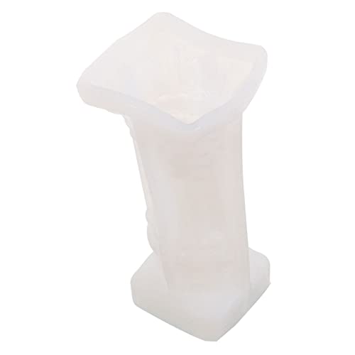 Homoyoyo Silikonform Kerzen Gießform Dreidimensional Säulenform Flexibel Wiederverwendbar DIY Kerzen Selber Machen Gießform für Anfänger Geeignet Dekorative Herstellung von Homoyoyo