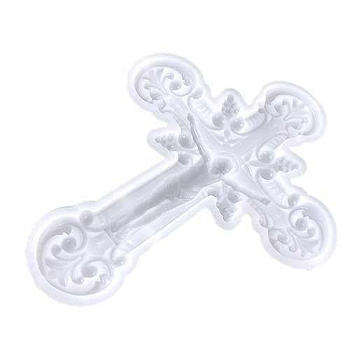 Homoyoyo Silikonform Kreuz DIY Gießform für Epoxidharz Wanddeko Flexible Langlebige Gießform zum Basteln von Halbdimensionalen Kreuz Dekorationen Homoyoyo Silikonform Kreuz DIY Gießform für Epoxidharz Wanddeko Flexible Langlebige Gießform zum Basteln von Halbdimensionalen Kreuz Dekorationen von Homoyoyo