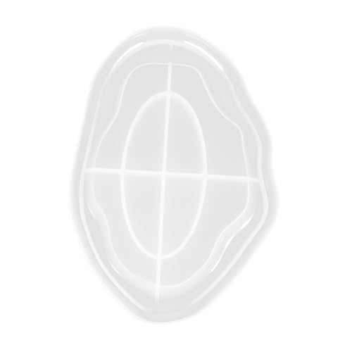 Homoyoyo Silikonform Untersetzer Gießform für DIY Epoxidharz Plate Casting Mold Ovaler Elastischer Teller mit Glatter Oberfläche Wiederverwendbar und Leicht zu Entformen für Schmuck Homoyoyo Silikonform Untersetzer Gießform für DIY Epoxidharz Plate Casting Mold Ovaler Elastischer Teller mit Glatter Oberfläche Wiederverwendbar und Leicht zu Entformen für Schmuck von Homoyoyo
