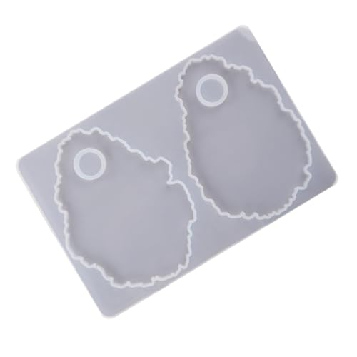 Homoyoyo Silikonform für DIY Kristall Epoxidharz Tray mit Unregelmäßiger Form Spiegelglatte Oberfläche Langlebig Antihaftbeschichtet für Kreative Kosmetiktabletts und Handwerksprojekte von Homoyoyo