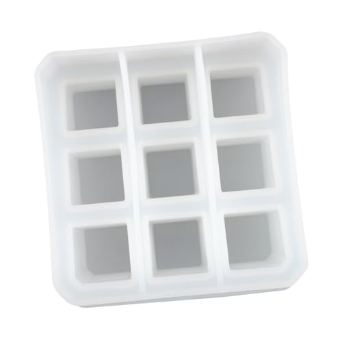 Homoyoyo Silikonform für DIY Lippenstift Aufbewahrungsbox Fächer Kristall Epoxidharz Gießform Kosmetik Organizer Bastelbedarf Transparent Wiederverwendbar von Homoyoyo