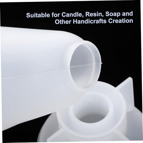 Homoyoyo Silikonform für Epoxidharz Flexible Glühbirnenform mit Sockel Vielseitig für Kerzen Blumenexponate Seifen und Dekorative Harzkunst Transparent und Einfach zu Entformen von Homoyoyo