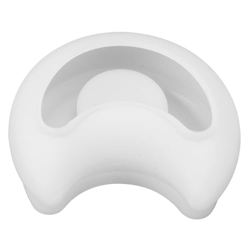 Homoyoyo Silikonform für Kerzenhalter Mondform DIY Kerzen Gießform Epoxidharz Silikonform Kerzenhalter Bastelset für Kreative Kerzenherstellung und Heimdeko von Homoyoyo