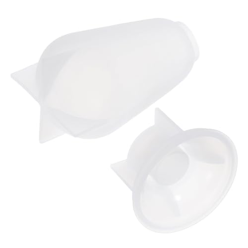 Homoyoyo Silikonform für Resin-gießerei Glühbirnenform mit Stabilem Sockel Wiederverwendbar Transparent Vielseitig für Diy-kerzen Seifen Blumenpräparate und Kunsthandwerk von Homoyoyo