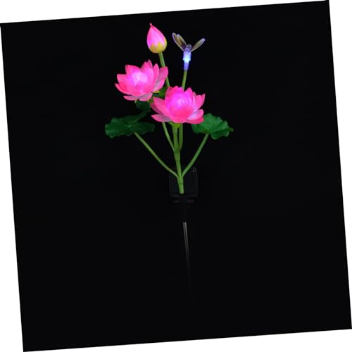 Homoyoyo Solar LED Lotusblume Gartenlampe Farbwechselnde Wasserdichte Solarlampe für Garten Terrasse und Weggestaltung für Blumenbeete und Außenbereiche Homoyoyo Solar LED Lotusblume Gartenlampe Farbwechselnde Wasserdichte Solarlampe für Garten Terrasse und Weggestaltung für Blumenbeete und Außenbereiche von Homoyoyo